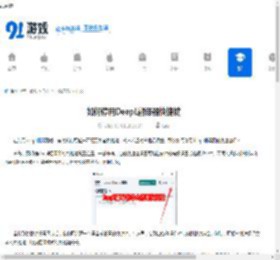 如何停用DeepL翻译器快捷键-DeepL翻译器快捷键停用方法 - 91手游网